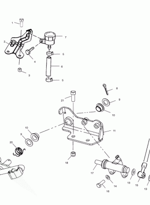 REAR BRAKE MASTER CYLINDER - A02BG38CA (4974677467C04)