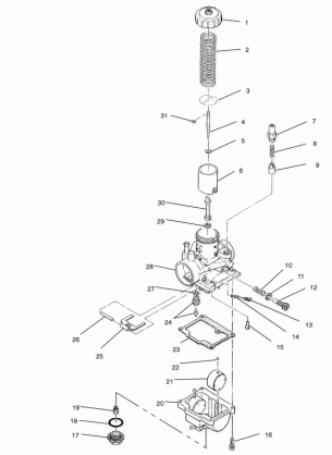 CARBURETOR - A02BG38CA (4974677467C14)