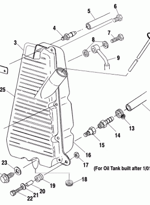 OIL TANK (If Built Before 1 / 01 / 02) - A02BG50AA / AC (4970027002A11)