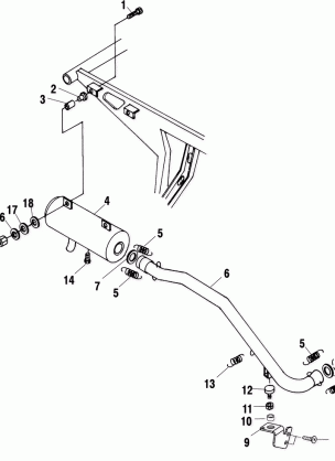 EXHAUST SYSTEM - A02BG50AA / AC (4970027002A08)