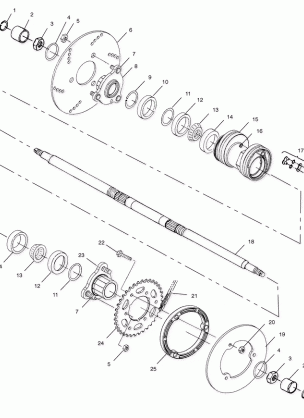 REAR HOUSING - A02BG50AA / AC (4970027002C03)