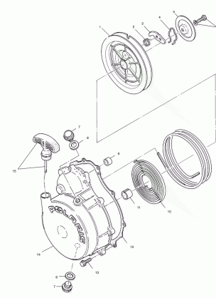 RECOIL STARTER - A02BG50AA / AC (4970027002D06)