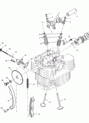 INTAKE and EXHAUST - A02CA32AA / AB (4969816981C11)