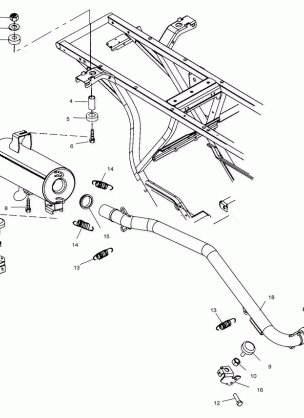 EXHAUST SYSTEM - A02CA32AA / AB (4969816981A10)