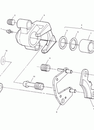 FRONT BRAKE - A01AA32AA (4963816381B005)