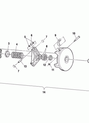 DRIVE CLUTCH - A01BG50AA (4963766376B012)