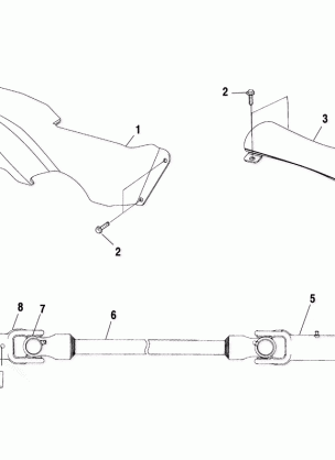 PROP SHAFT - A01BG50AA (4963766376B001)