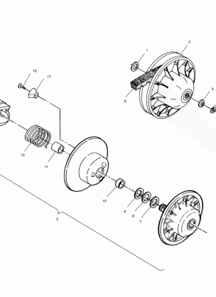 DRIVEN CLUTCH - A01BG50AA (4963766376B013)