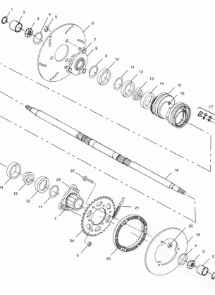 REAR HOUSING - A01BG50AA (4963766376C004)