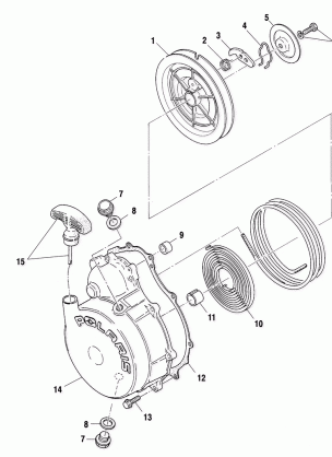 RECOIL STARTER - A01BG50(AA)(AB) (4963766376D007)