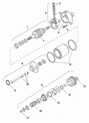 STARTING MOTOR - A01BG50(AA)(AB) (4963766376D012)