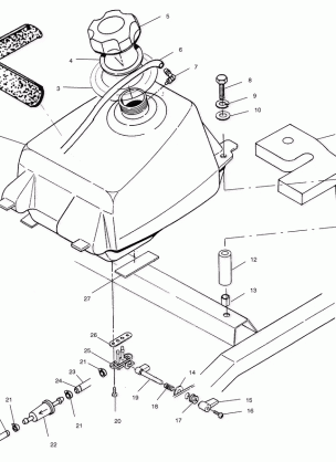 FUEL TANK - A01BG50AA (4963766376A013)