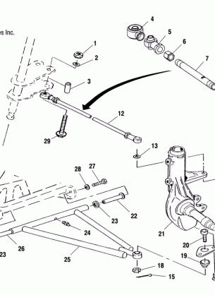 A-ARM / STRUT MOUNTING - A01CB32AA (4963966396B005)