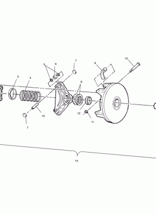 DRIVE CLUTCH - A01CB32AA (4963966396B010)