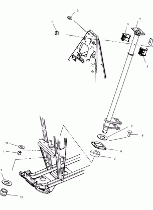 STEERING POST - A01CB32AB (4963966396B009)