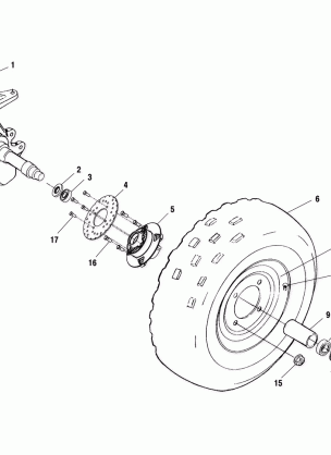 FRONT WHEEL - A01CB32AA (4963966396B002)