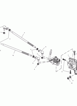 GEARCASE SELECTOR MOUNTING - A01CB32AA (4963966396C008)