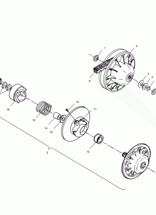 DRIVEN CLUTCH - A01CD32FB (4964026402C006)