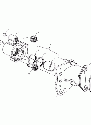 FRONT BRAKE - A01CD32FB (4964026402B011)