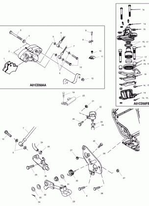 REAR BRAKE - A01CD50AA (4964196419C007)