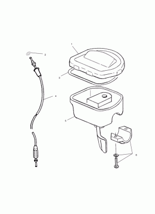 THROTTLE CONTROL  /  THROTTLE CABLE - A01AA32AA (4963816381A014)