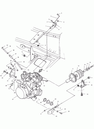 ENGINE MOUNTING - A01CG38CA (4963916391A009)