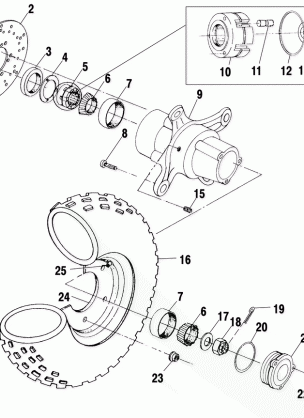 FRONT WHEEL - A01CH42AA (4964436443B005)