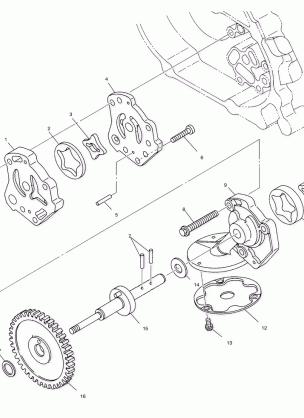 OIL PUMP - A01CH42AA (4964436443D009)