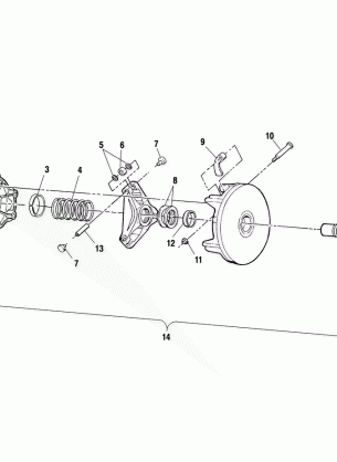 DRIVE CLUTCH - A01CH42AA (4964436443C001)