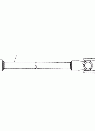 PROP SHAFT - A01CH42AA (4964436443B003)