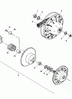 DRIVEN CLUTCH - A01CH42AA (4964436443C002)