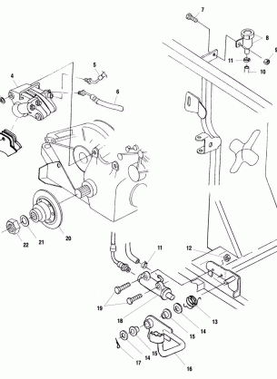 REAR BRAKE / FOOT PEDAL - A01CH42AA (4964436443C007)