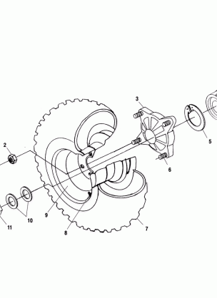 REAR WHEEL DRIVE - A01CH42AA (4964436443C009)