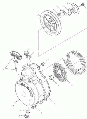 RECOIL STARTER - A01CH42AA (4964436443D011)