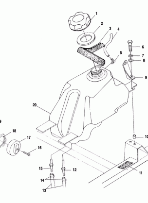 FUEL TANK - A01CH42AA (4964436443A011)