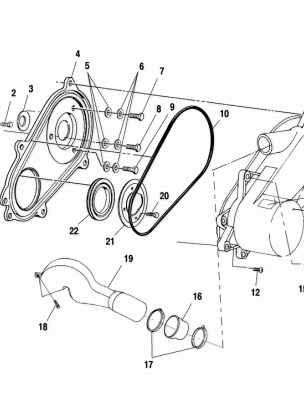 CLUTCH COVER - A01CH42AA (4964436443C003)