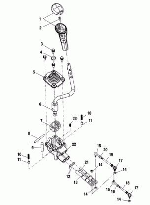 GEAR SELECTOR - A01CH42AA (4964436443C010)