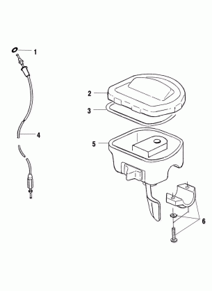 CONTROLS - THROTTLE ASM. / CABLE - A01CH42AA (4964436443B007)