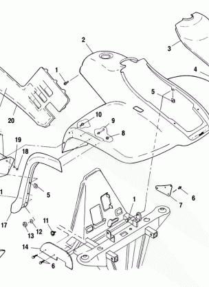 FRONT CAB - A01CH42AA (4964436443A005)