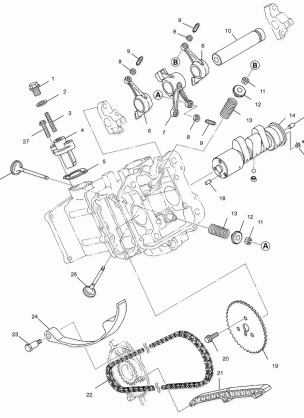 INTAKE and EXHAUST - A01CH50EB (4964466446D006)