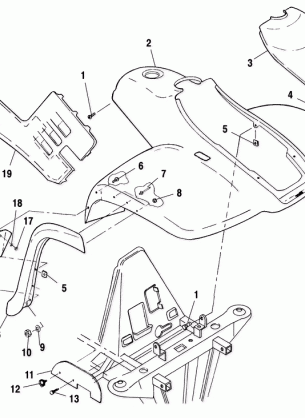 FRONT CAB - A01CH50AA (4964466446A005)