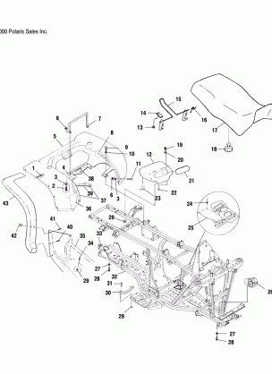REAR CAB and SEAT - A01CH50AD (4960026002A003)