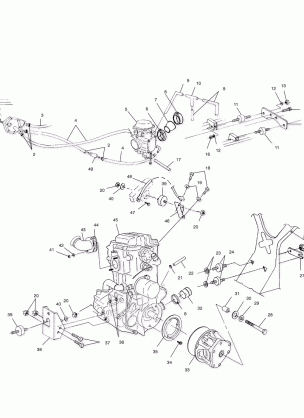 ENGINE MOUNTING - A01CH50AD (4960026002A013)