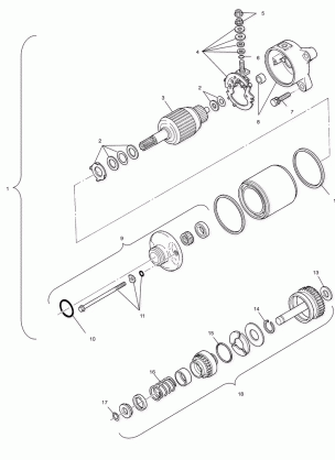 STARTING MOTOR - A01CH50AD (4960026002D014)