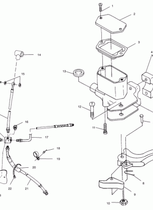 CONTROLS - MASTER CYLINDER / BRAKE LINE - A01CH50AD (4960026002B009)