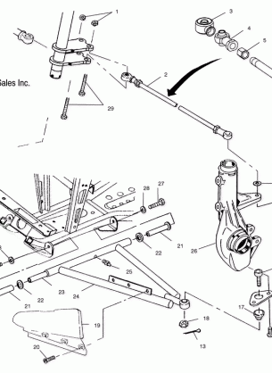 A-ARM / STRUT MOUNTING - A01CH50AA (4964466446C001)