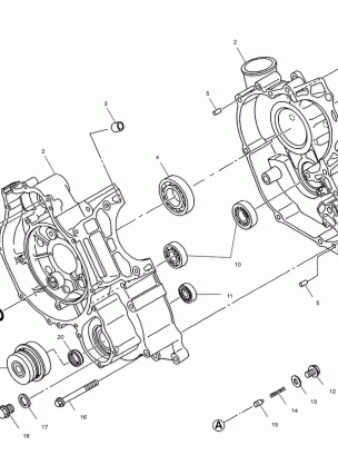 CRANKCASE - A01CH50EB (4964466446D002)