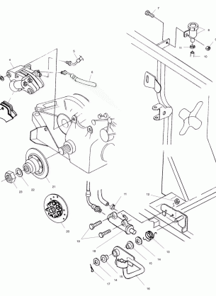 REAR BRAKE / FOOT PEDAL - A01CH50AA (4964466446C009)