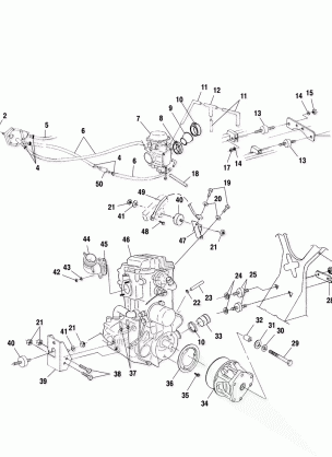 ENGINE MOUNTING - A01CH50AA (4964466446A013)