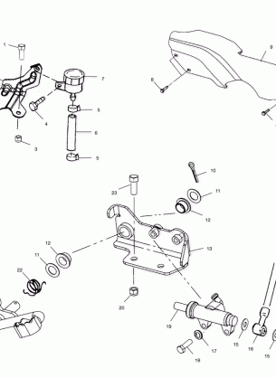 REAR BRAKE MASTER CYLINDER - A01AA32AA (4963816381B013)